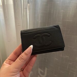 Chanel Vintage Small Leather Good / Card Holder